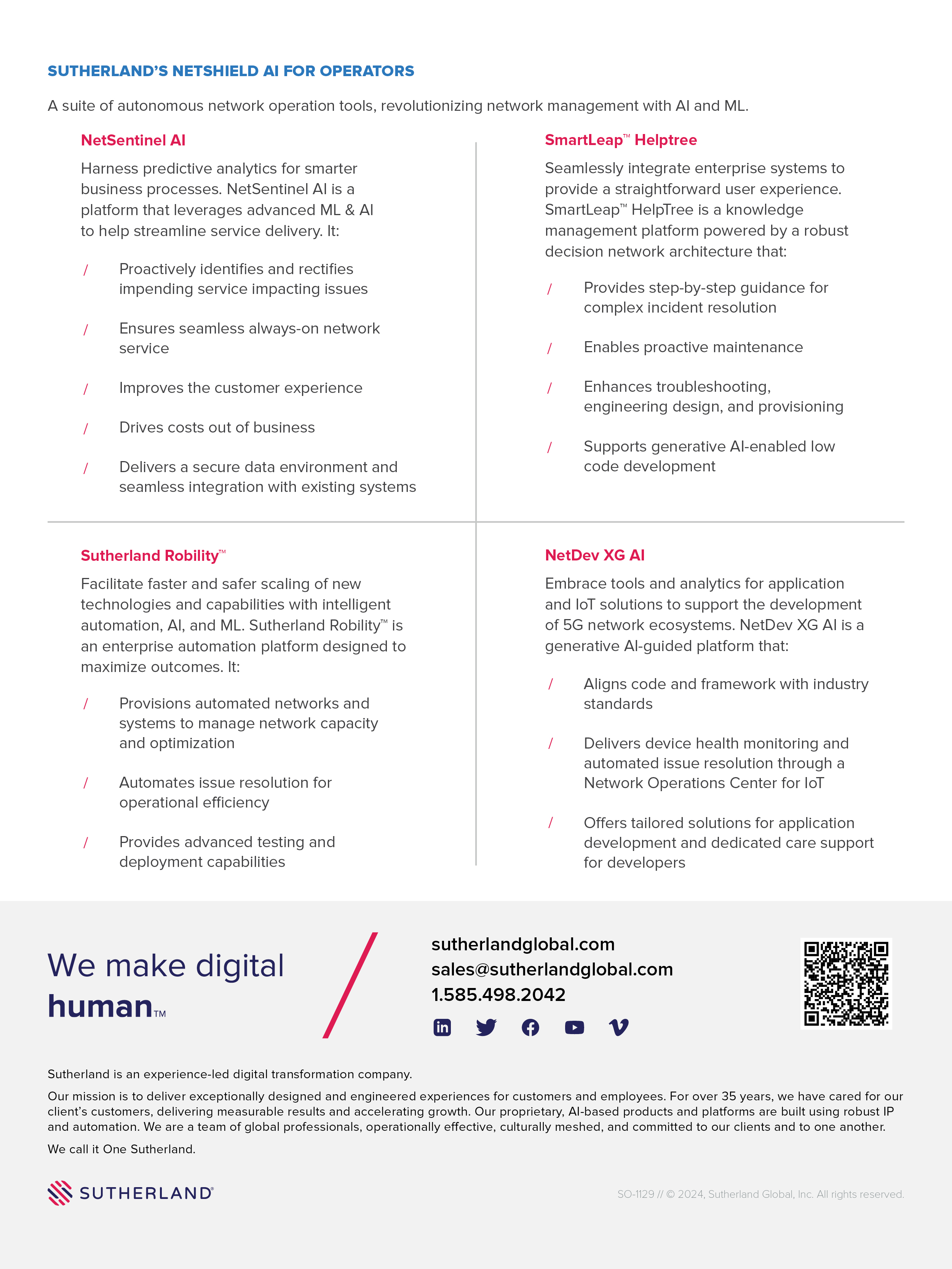 Future-proof network operations with Sutherland’s AI-driven NetworkOps solutions